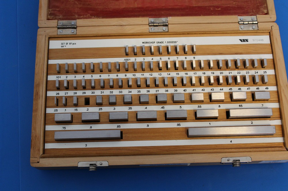 Rectangular Steel Gage Block 80 Pieces Set Space Block