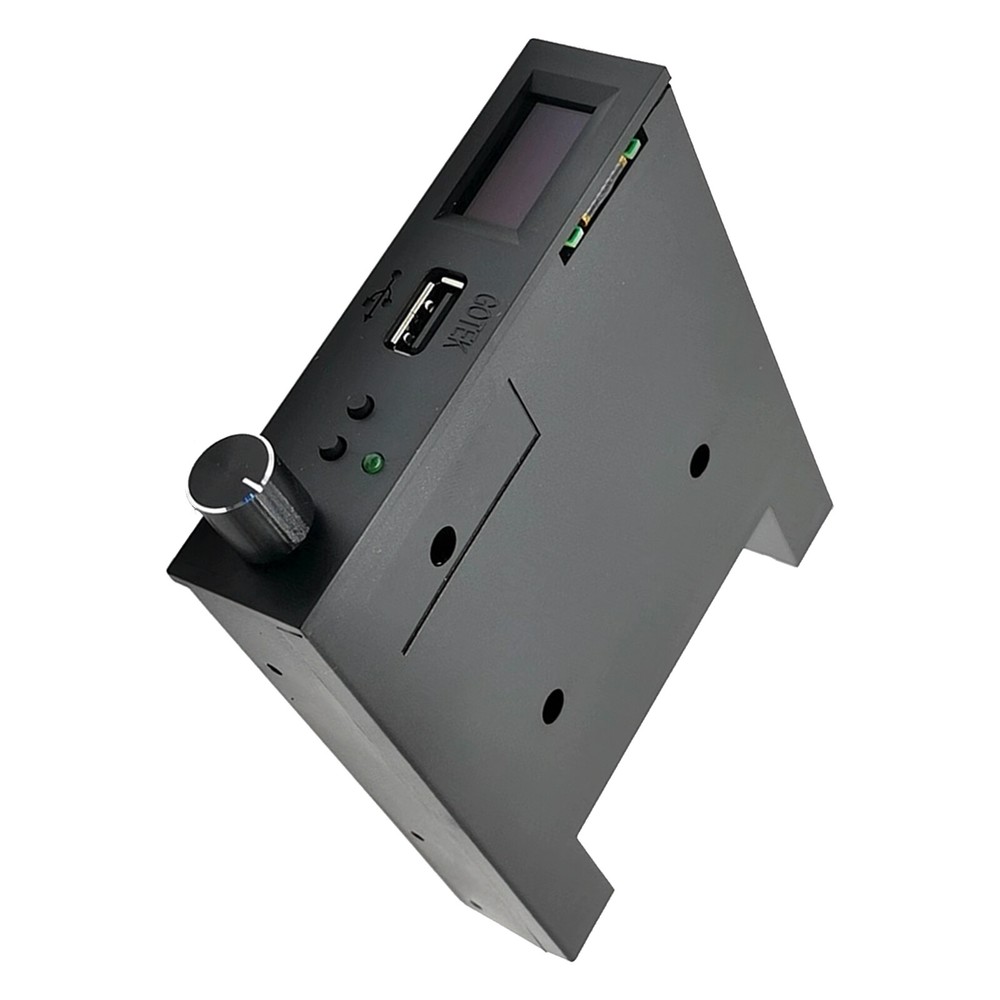 Floppy Drive Emulator 435 MCU w/ Rotary Encoder OLED FlashFloppy - Black