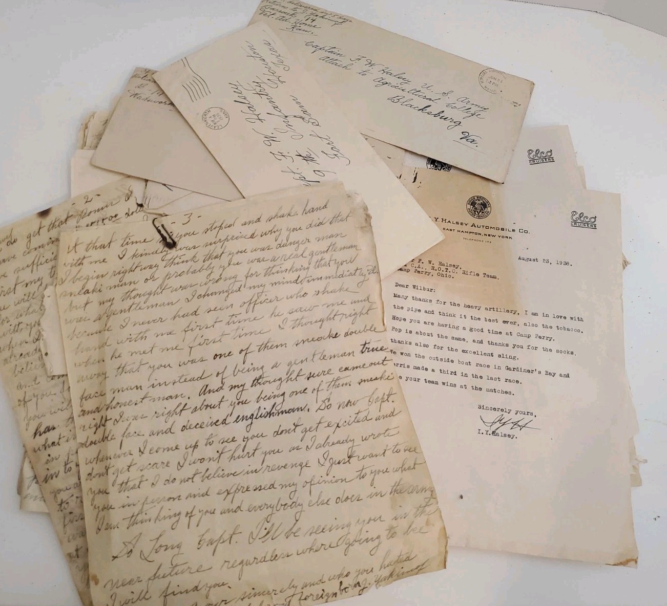 Huge 13.8lb Frank W. Halsey Army Estate Ephemera Lot 1910s-1950s VPI Chilkoot ++