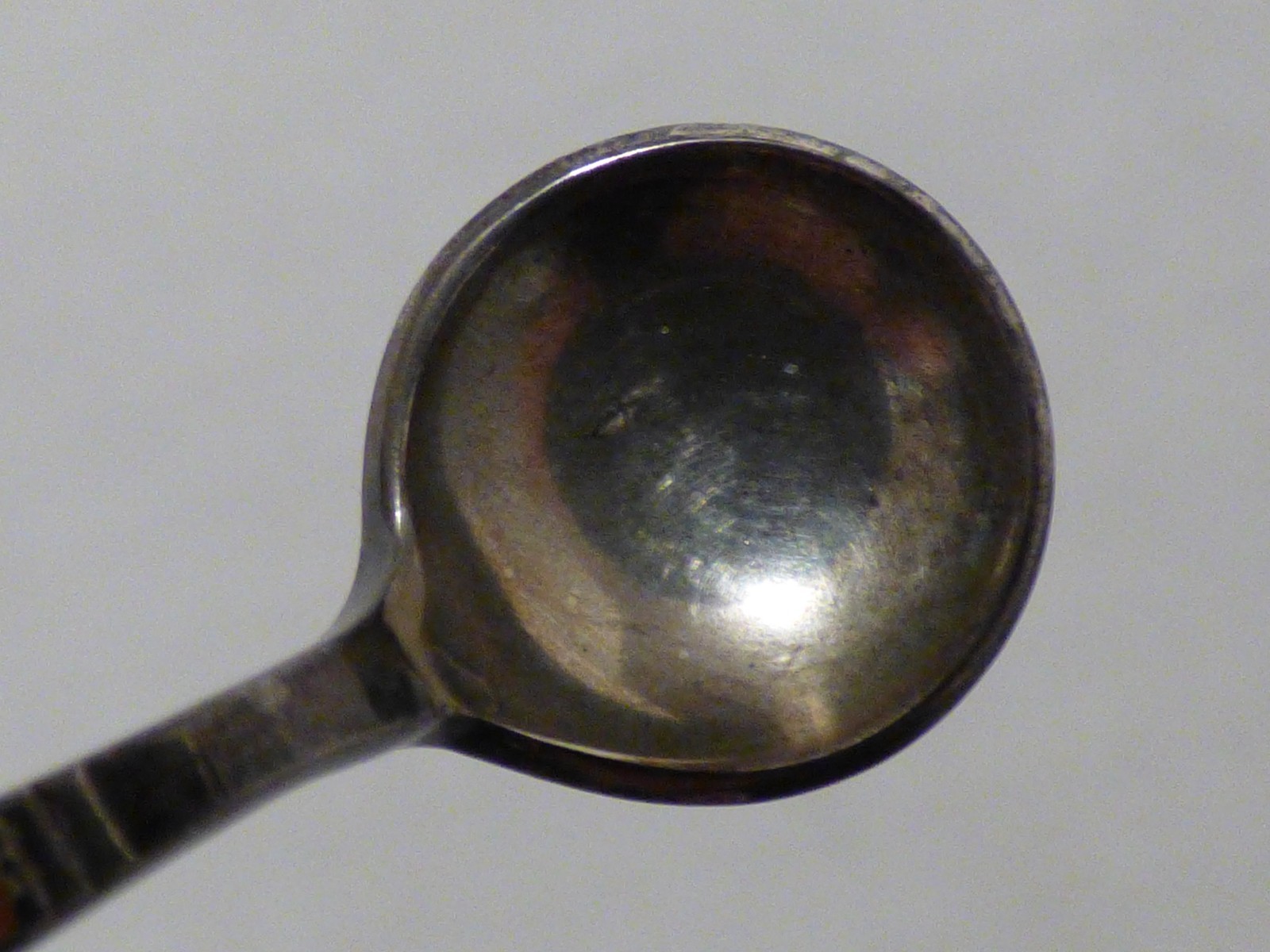 Antique Denmark Salt Cellar & Spoon & Pepper Shaker Sterling V.B. VB Pink Enamel