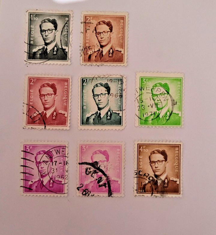 Belgium Stamps 1950's