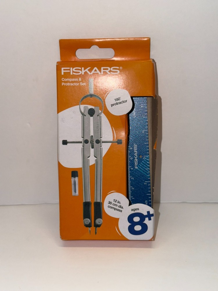 Fiskars Compass & Protractor Set