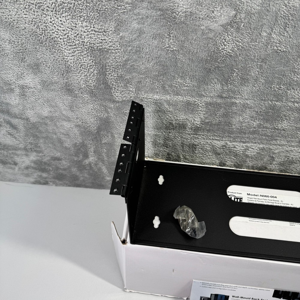 Tripp-Lite N060-004 Hinged Wall Mount Patch Panel Bracket-4U CN7714