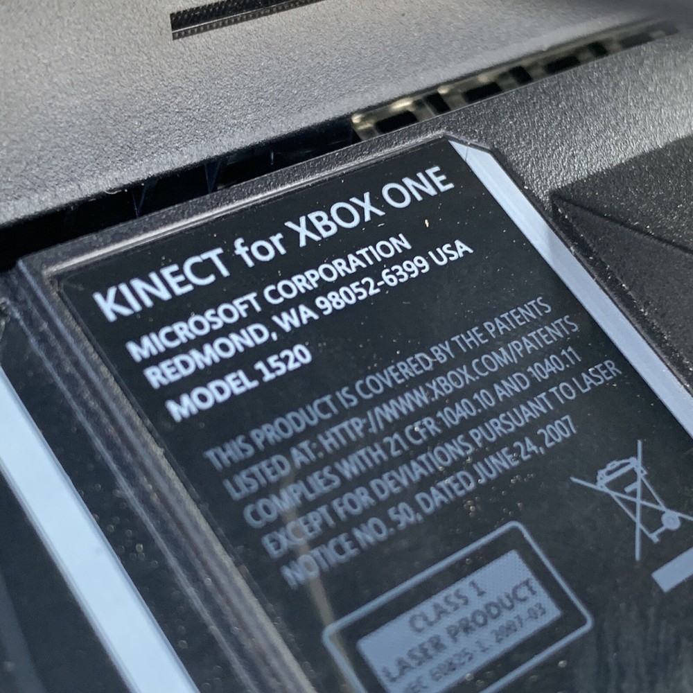 Microsoft Xbox One Kinect Camera Motion Sensor Bar Black Model 1520