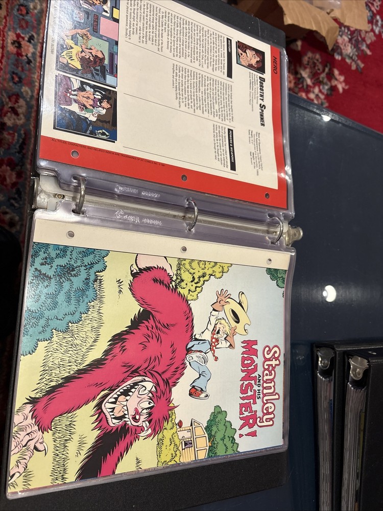 Comic Book Bio Binder
