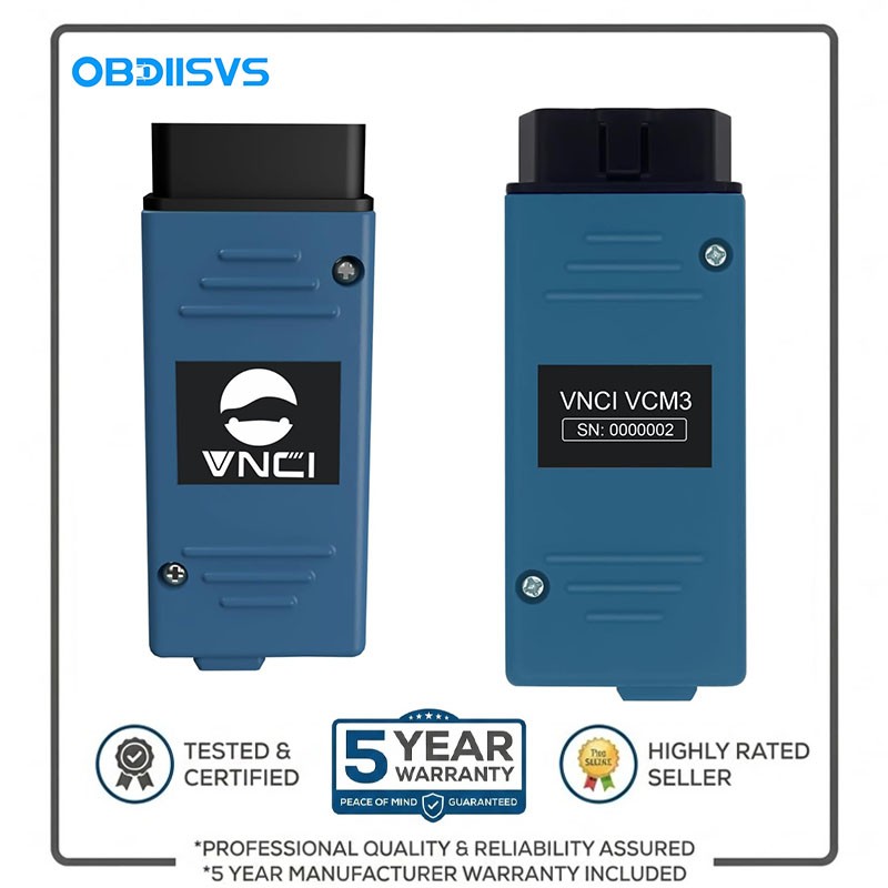 OBDIISVS VNCI VCM3 Diagnostic Tool for Ford Mazda IDS FDRS CAN FD DoIP Program