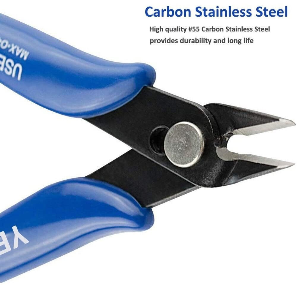 Flush Wire Cutters, 10PACK Flush Cut Pliers, Side Cutters, Diagonal Side Cutt...