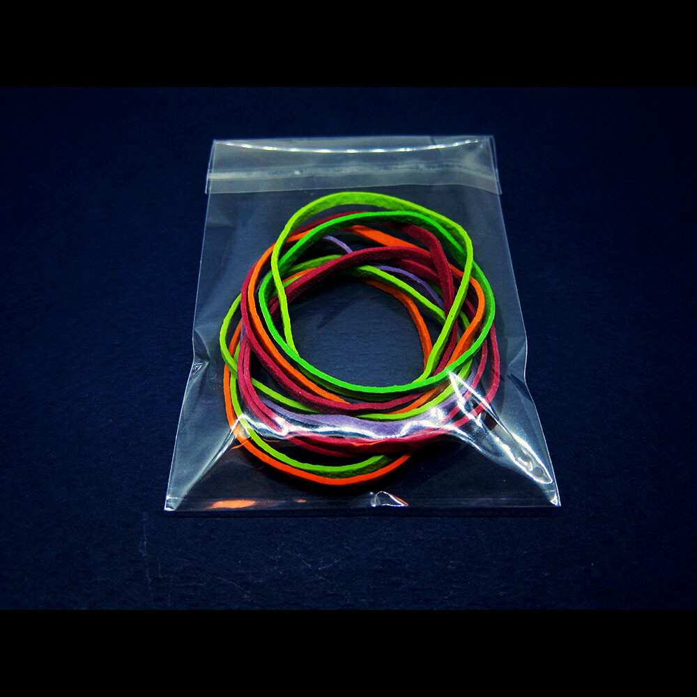 100pcs Clear Self Adhesive Resealable Poly Cellophane Bags 4 Different Sizes