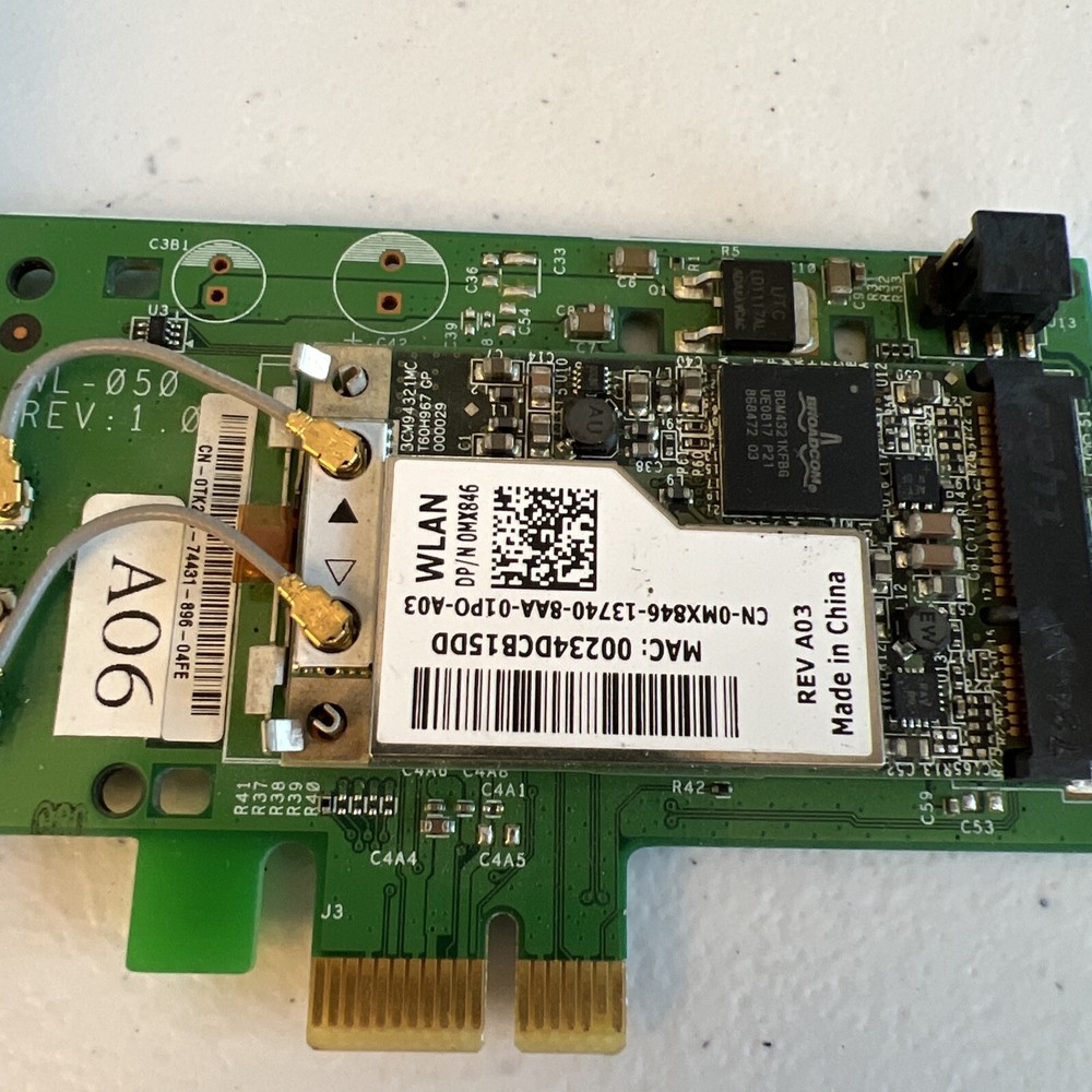 Dell 0TK208 Wireless Network Card