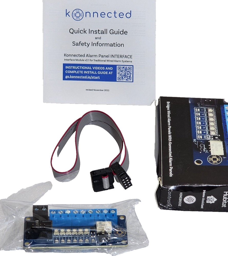 Konnected 6-Zone Interface Module Bridges Wired Smart Alarm Panel