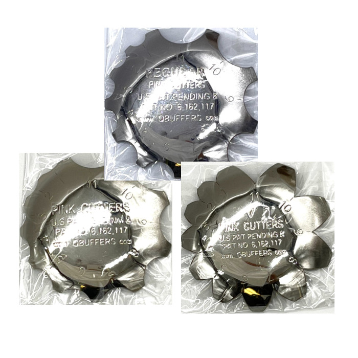 Q-Buffers - Assorted Pink Cutters - CHOOSE ANY