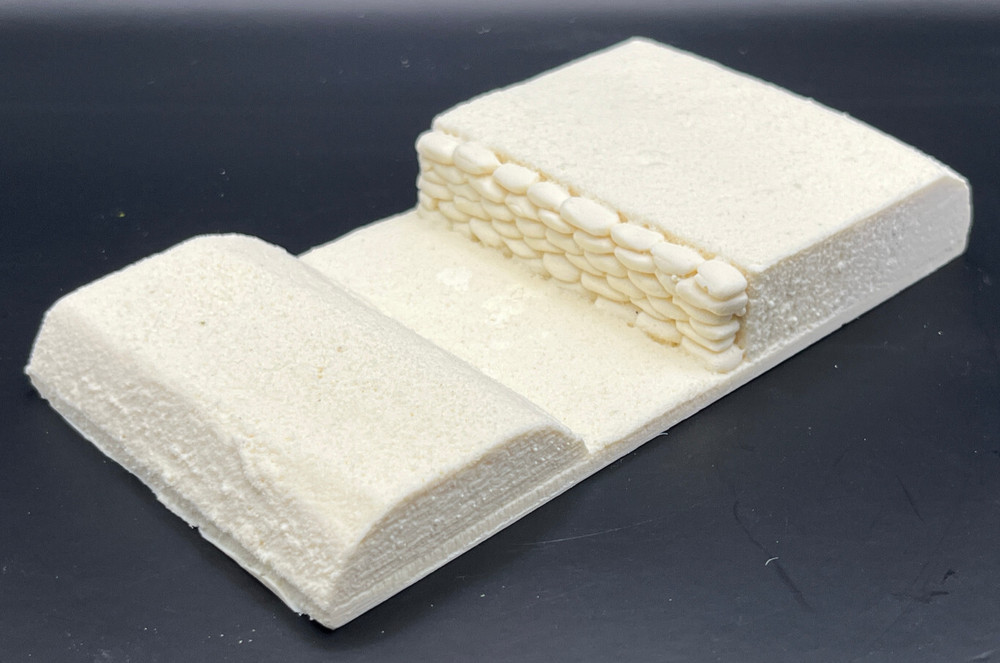 1/72 Scale Trench Section – Unfinished Diorama & Wargaming Terrain