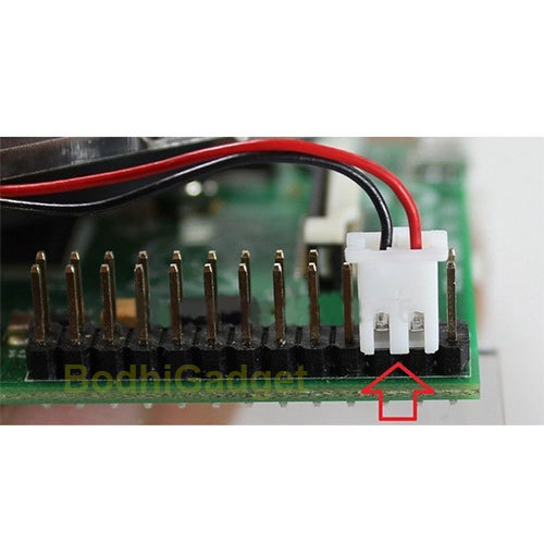 Raspberry Pi 2 3 Model Raspberry Pi B+ Clear Case Enclosure Box + Cooling Fan