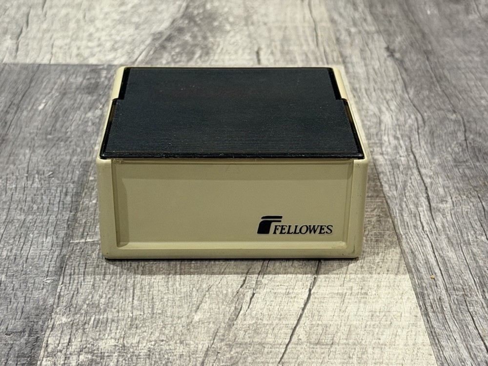 VINTAGE Fellowes Storage Holder/3.5” Diskettes