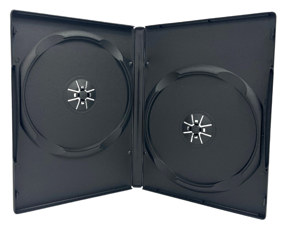 DVD Storage Case, Black, 30 count, holds 2 disc each case