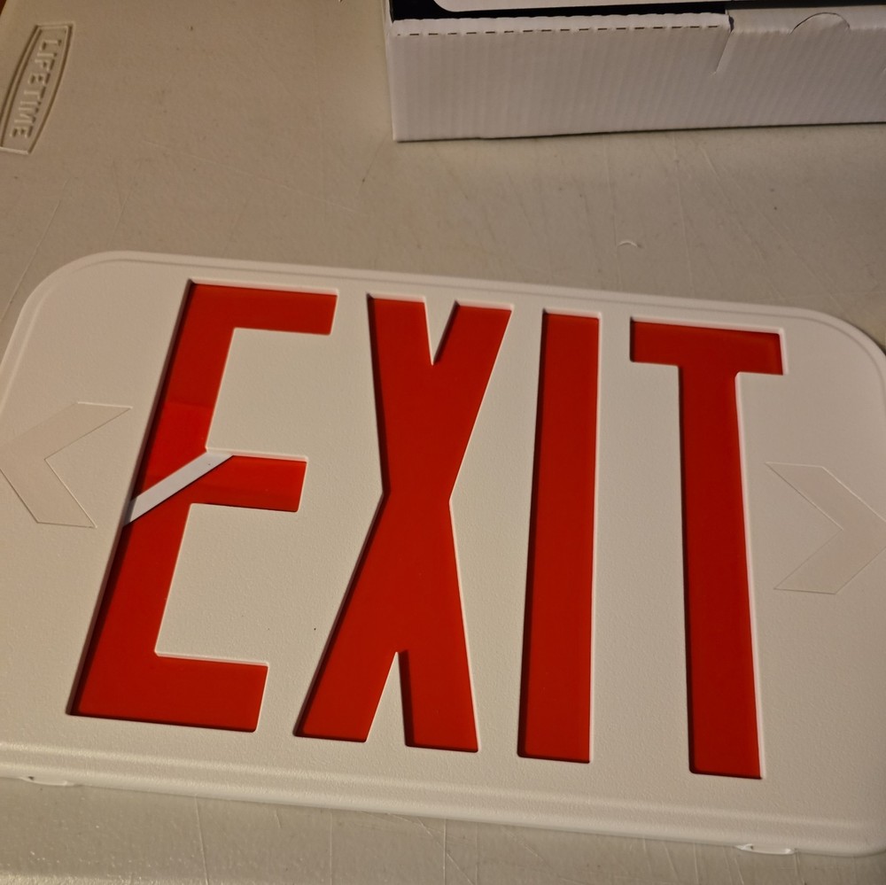 LED Emergency Exit Sign, Double Face Exit