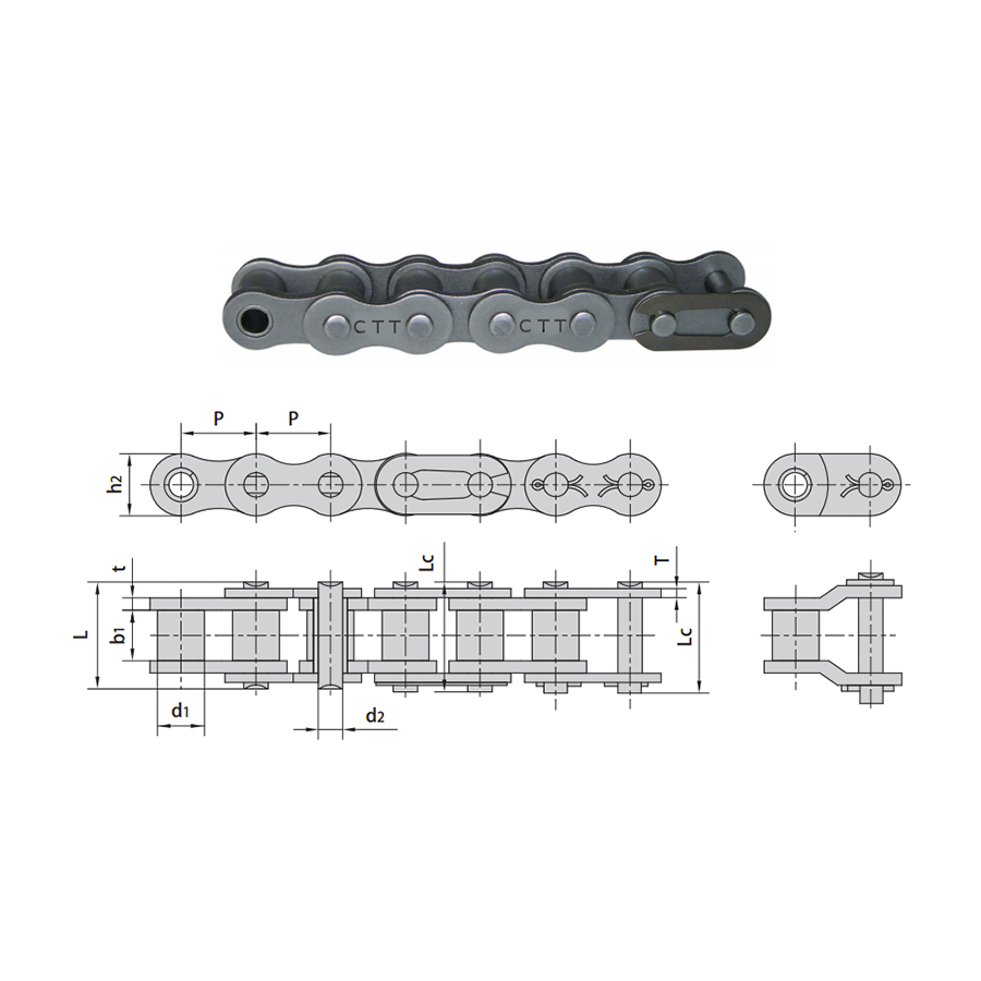 #41 Roller Chain 10 FT FEET + Free Connecting / Master Link + Same Day Shipping