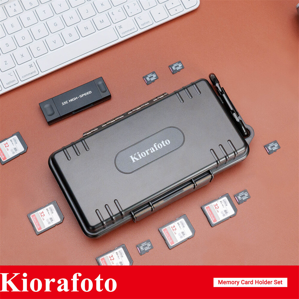 Clear Plastic Memory Card Case Holder Storage for 24 SD SDHC +18 Micro SD MSD TF