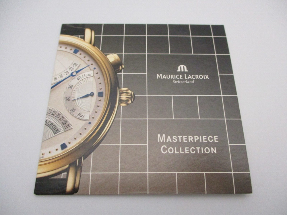 Rare Authentic Maurice Lacroix Masterpiece Collection Mini CD-ROM Disc or Disk