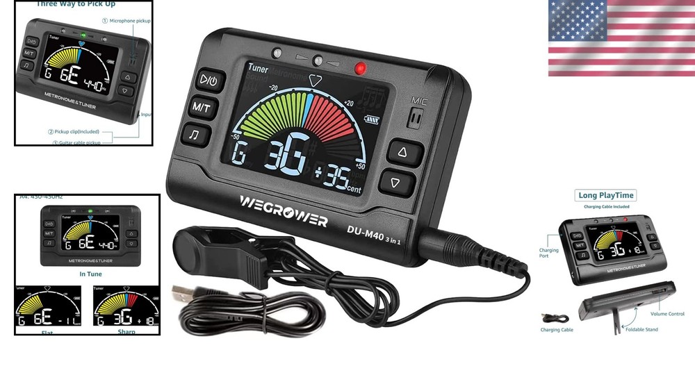 Digital Metronome Tuner Tone Generator for Wind Instruments