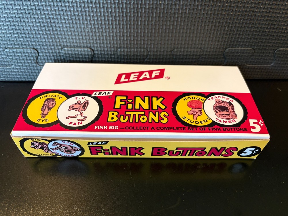 Fink Buttons - Empty custom design display box