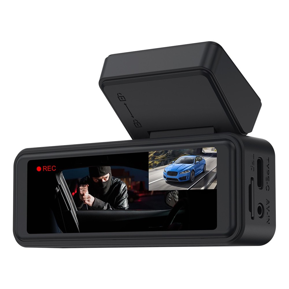 Dash Camera 4K Front Rear Dash Cam Night Vision Built-In WiFi & GPS App control