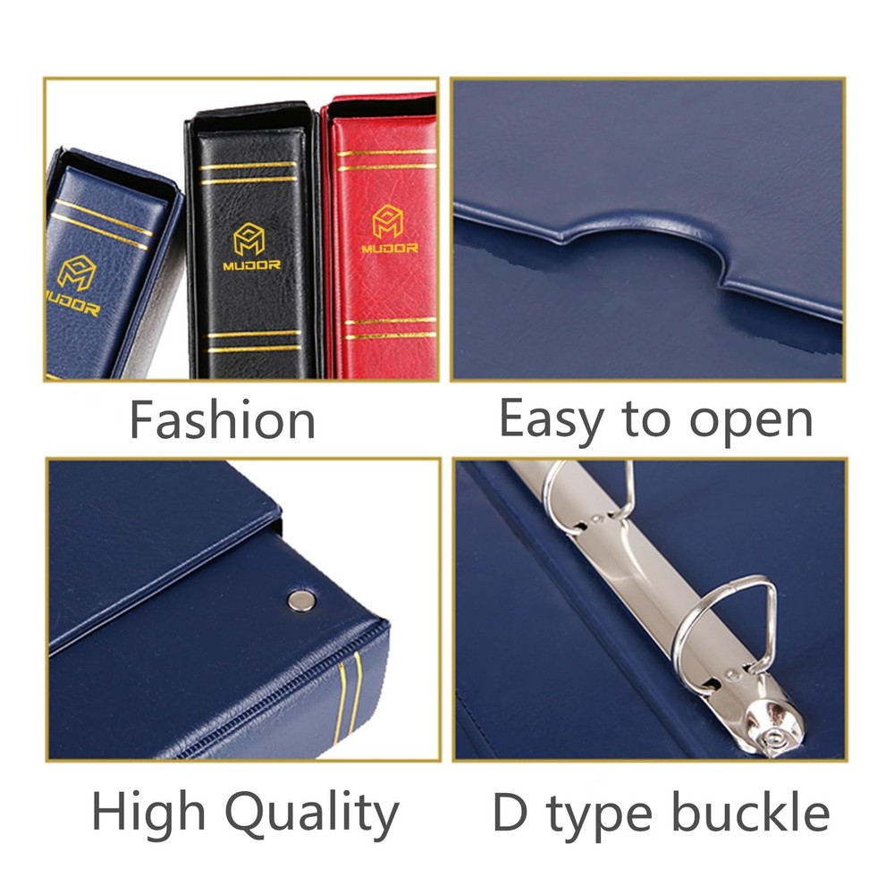 Empty Stamp Albums Stockbook for Professional Collectors, Classic Binder with...