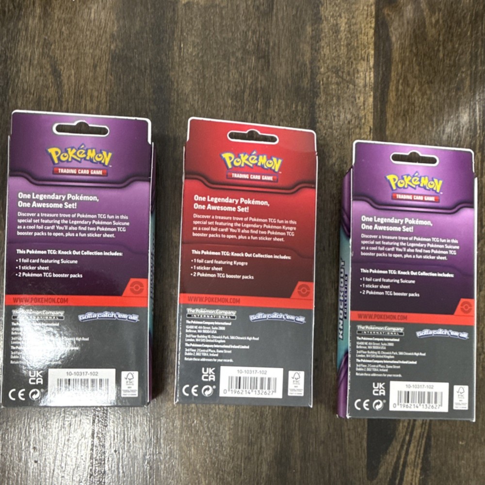 3 Pokémon Knock Out Collection