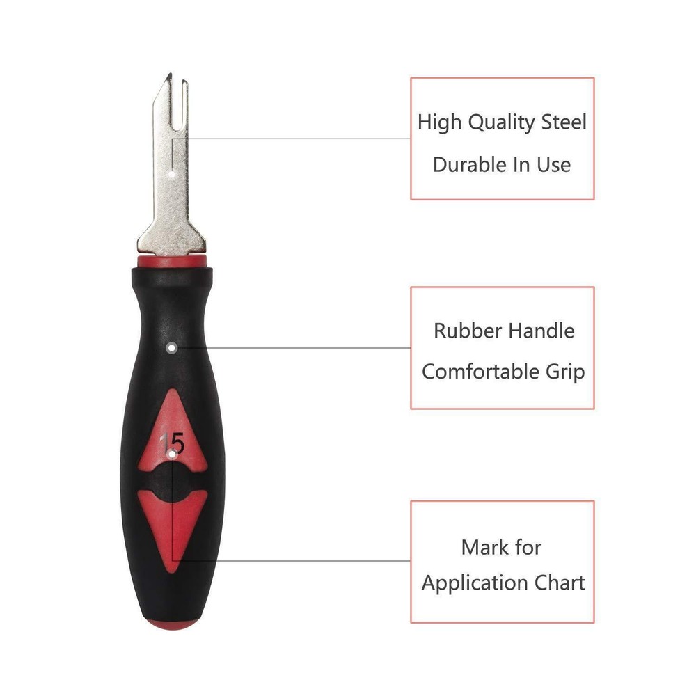 Universal Terminal Release Tool Set, Wire Terminal Electrical Connector Remove