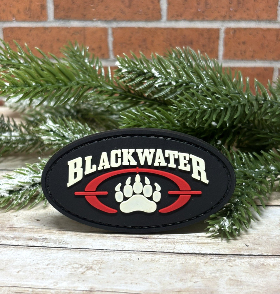 PVC Tactical Morale Patch -  Blackwater Patch -  Gun Black Water Security Patch