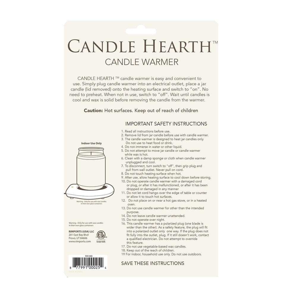 Electric Candle Warmer, White