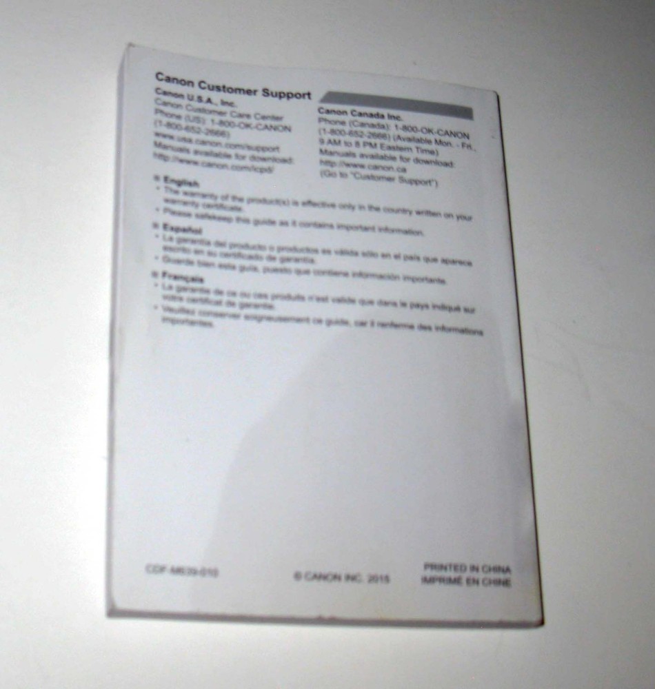 Canon IXUS 275 HS / ELPH 350 HS Getting Started User Guide Manual Book