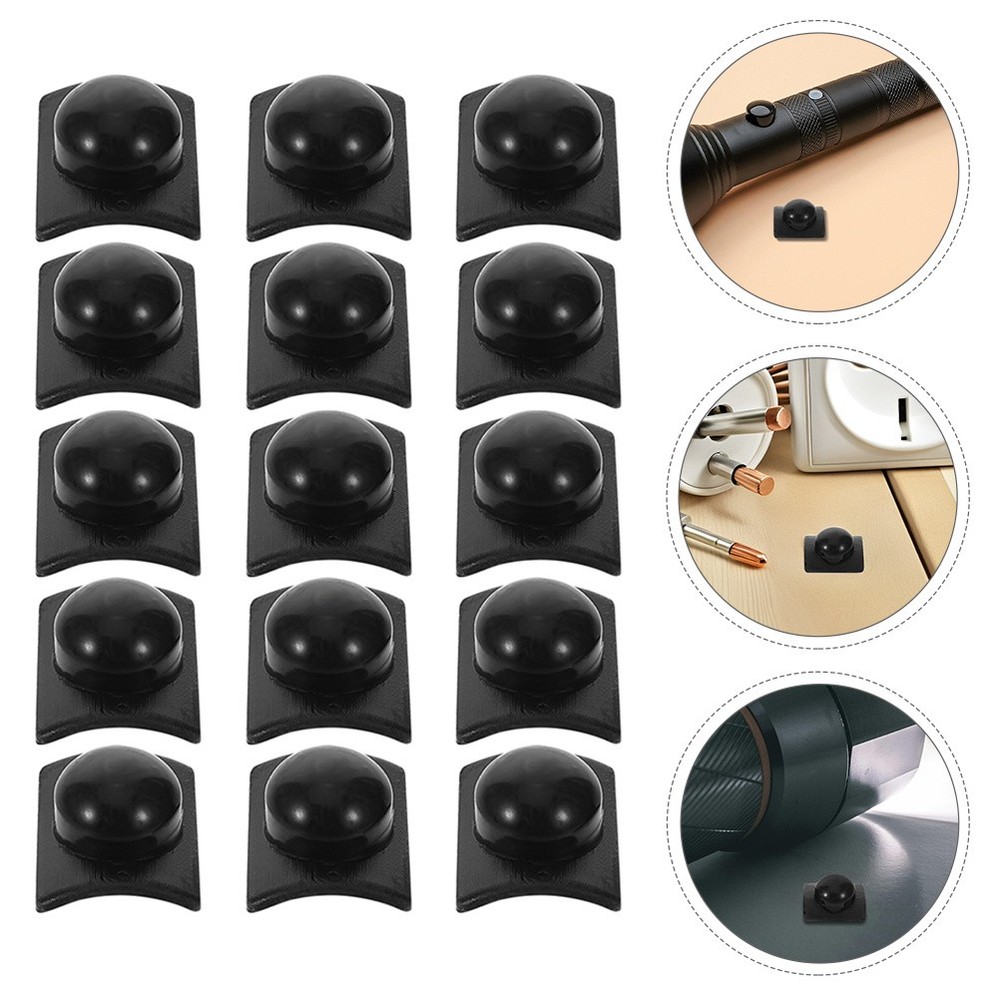 50 Pcs Switch Handle Protective Cover Micro Flashlight Button Cap End