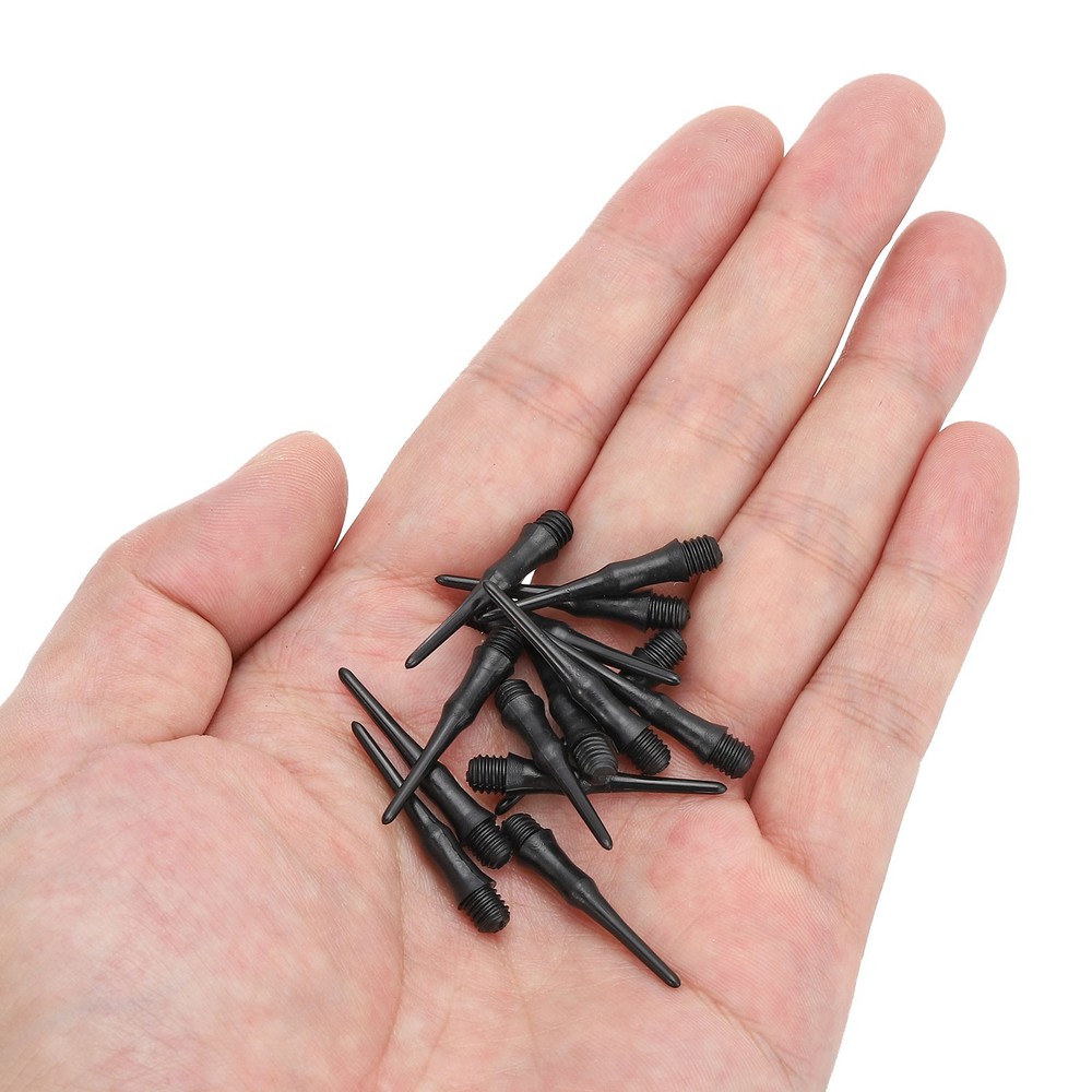 120Pcs, 2BA Thread Plastic Soft Dart Tips Replacement Dart Accessories Black