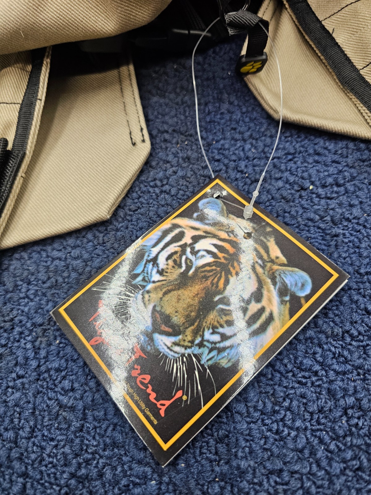 Tiger Trend 501001552XL Utility Tool Vest, Rugged Construction XLarge - Khaki