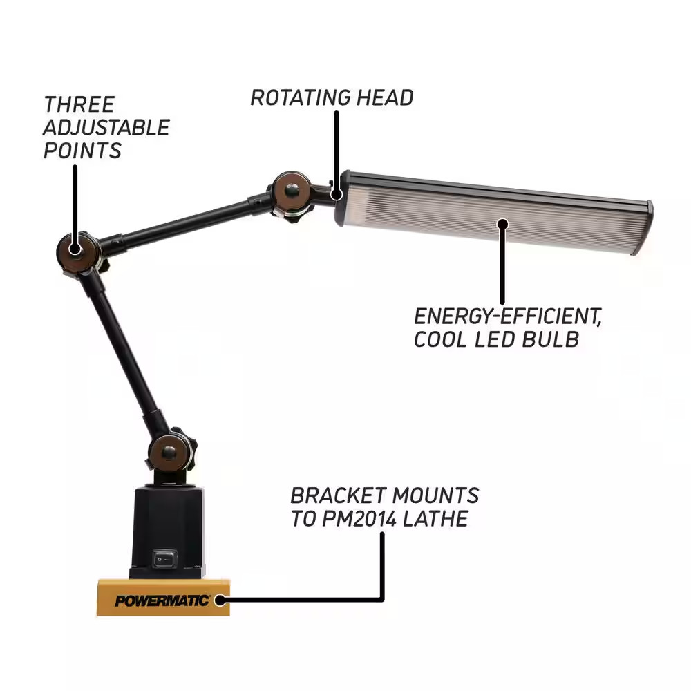 PM2014 Woodworking Lathe Work Light