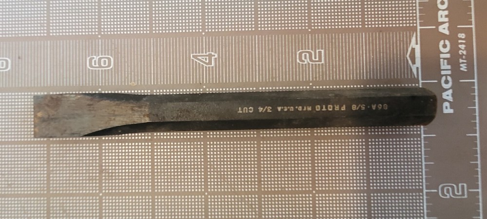 PROTO 86A COLD CHISEL 5/8", 3/4" CUT - USA