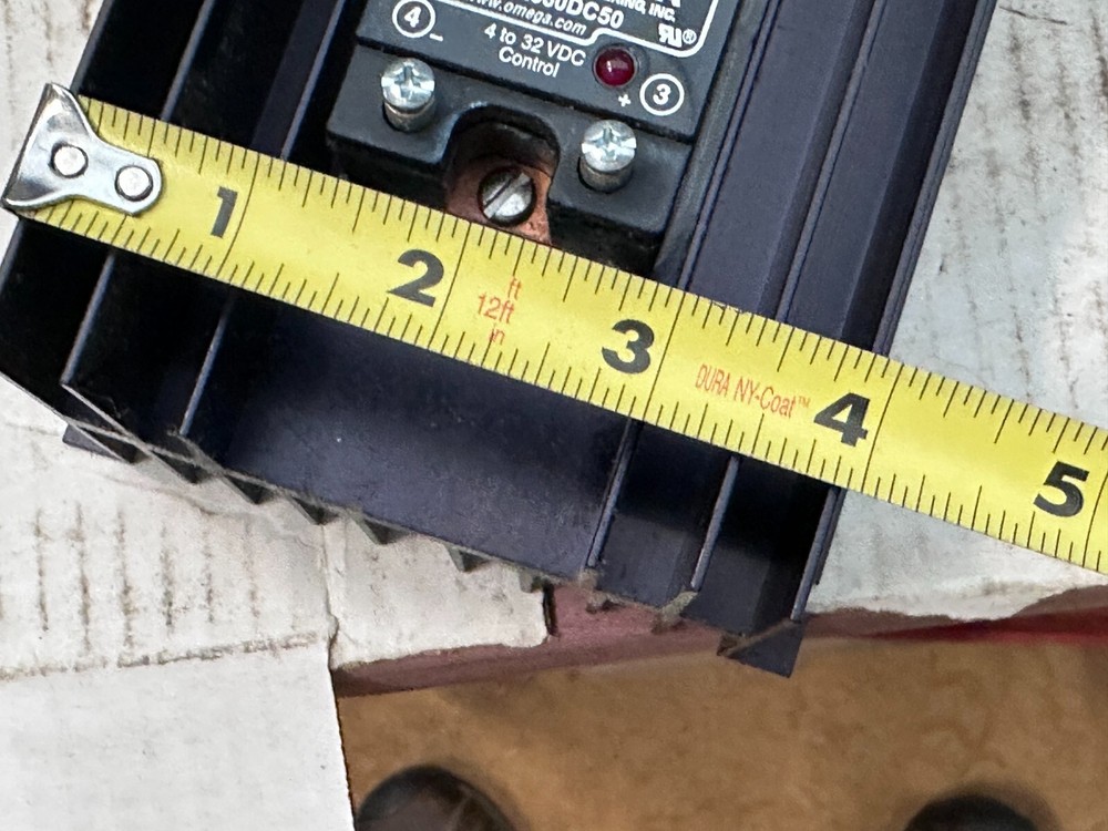 Omega SSR660DC50 Solid State Relay w/Large Heatsink