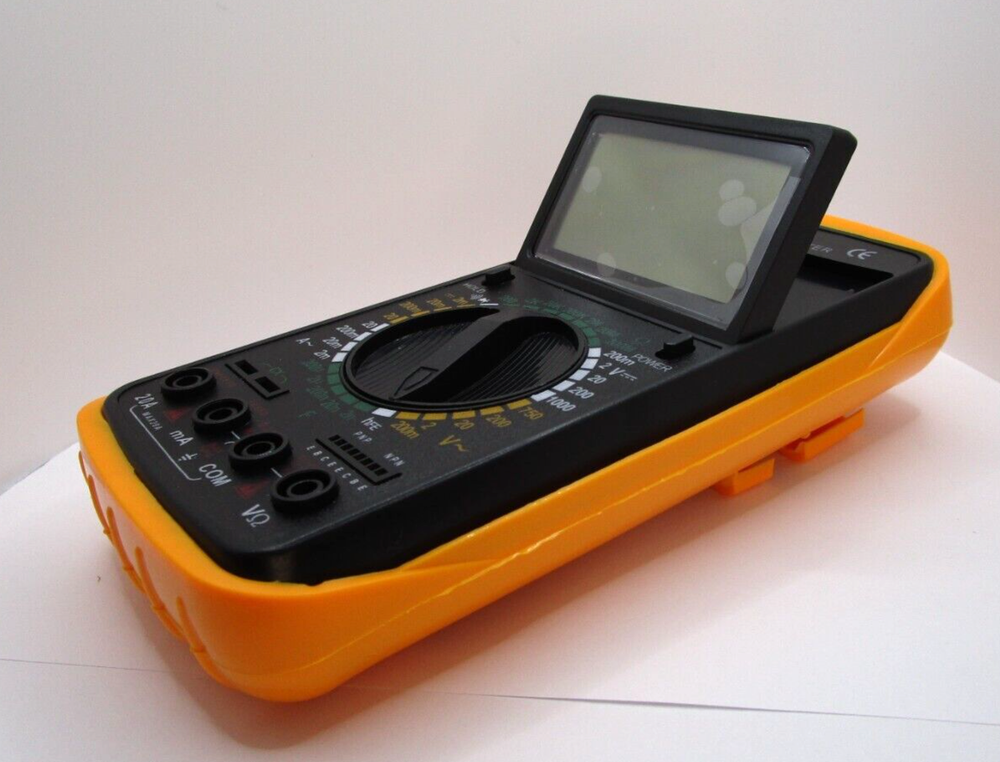 Digital Multimeter Tester Big Rotating Screen AC DC Voltage Current Capacitance