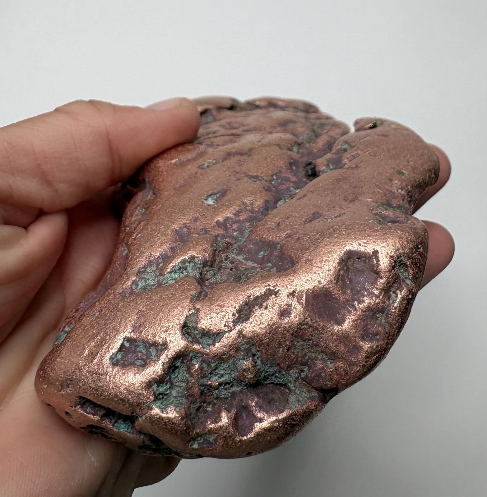 Pure Native Michigan Float Copper Mineral Specimen Lake Superior Keweenaw