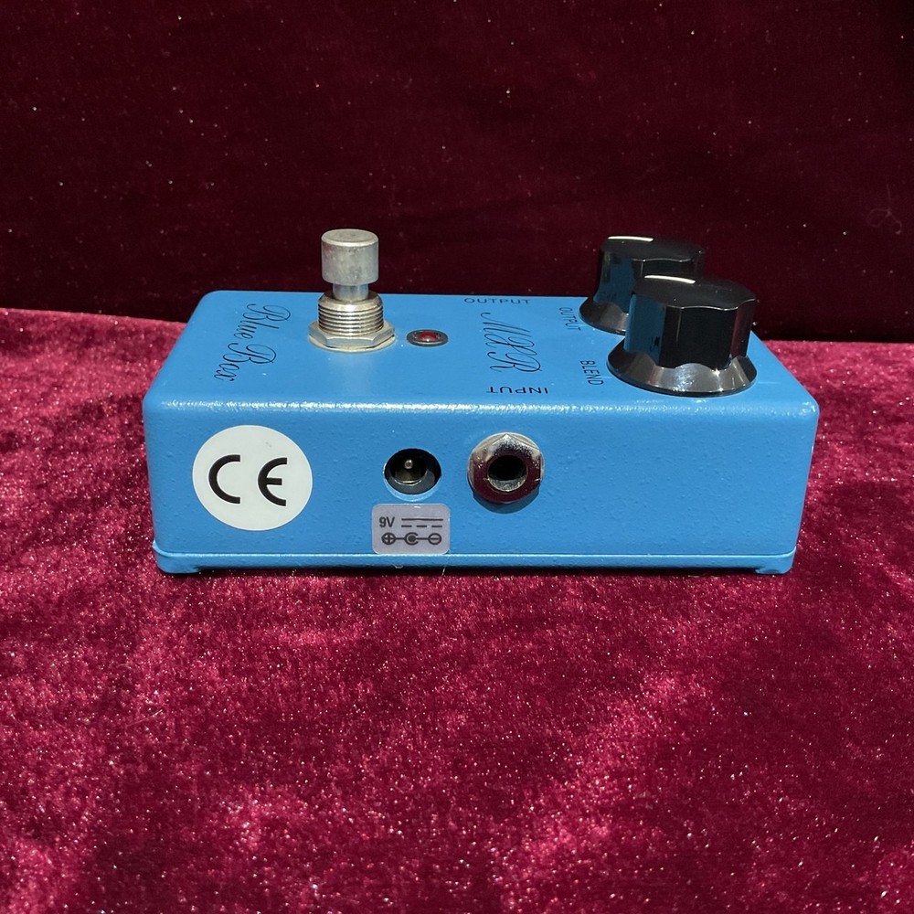 MXR M103 Blue Box Script Reissue Octave Fuzz Guitar Effects Pedal Used