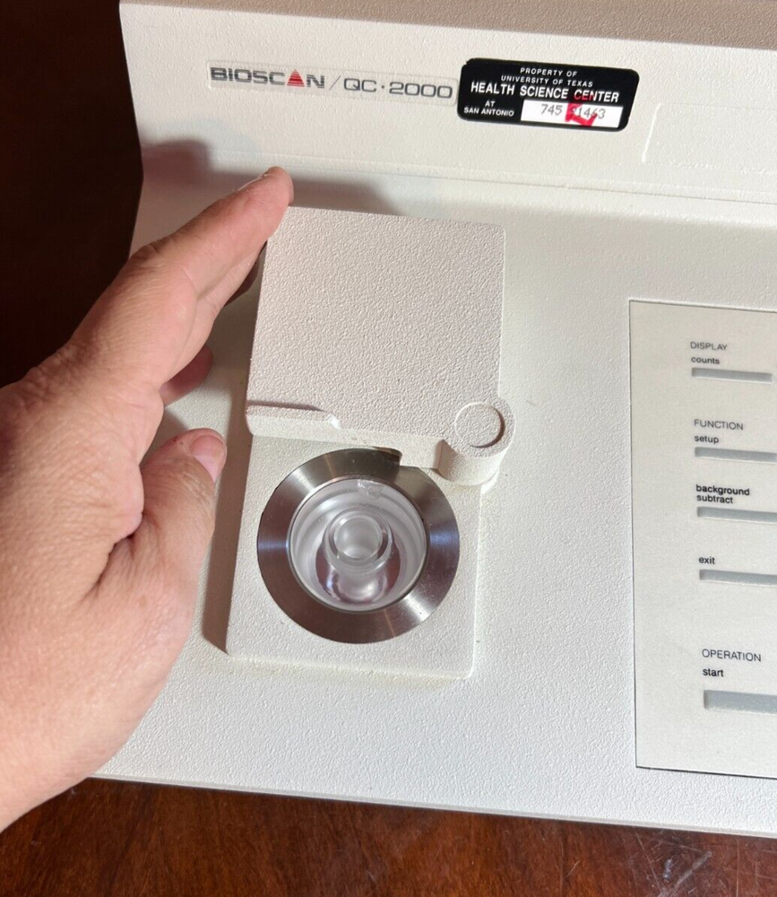 Bioscan QC-2000 Scanner Radioactivity Counter Lab