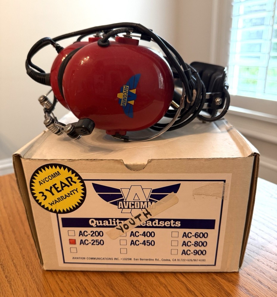 Avcomm Youth Aviation Headsets
