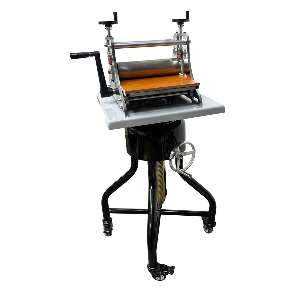 360° Rotating Press Printmaking Machine, Manual Mini Tabletop Art Print Press