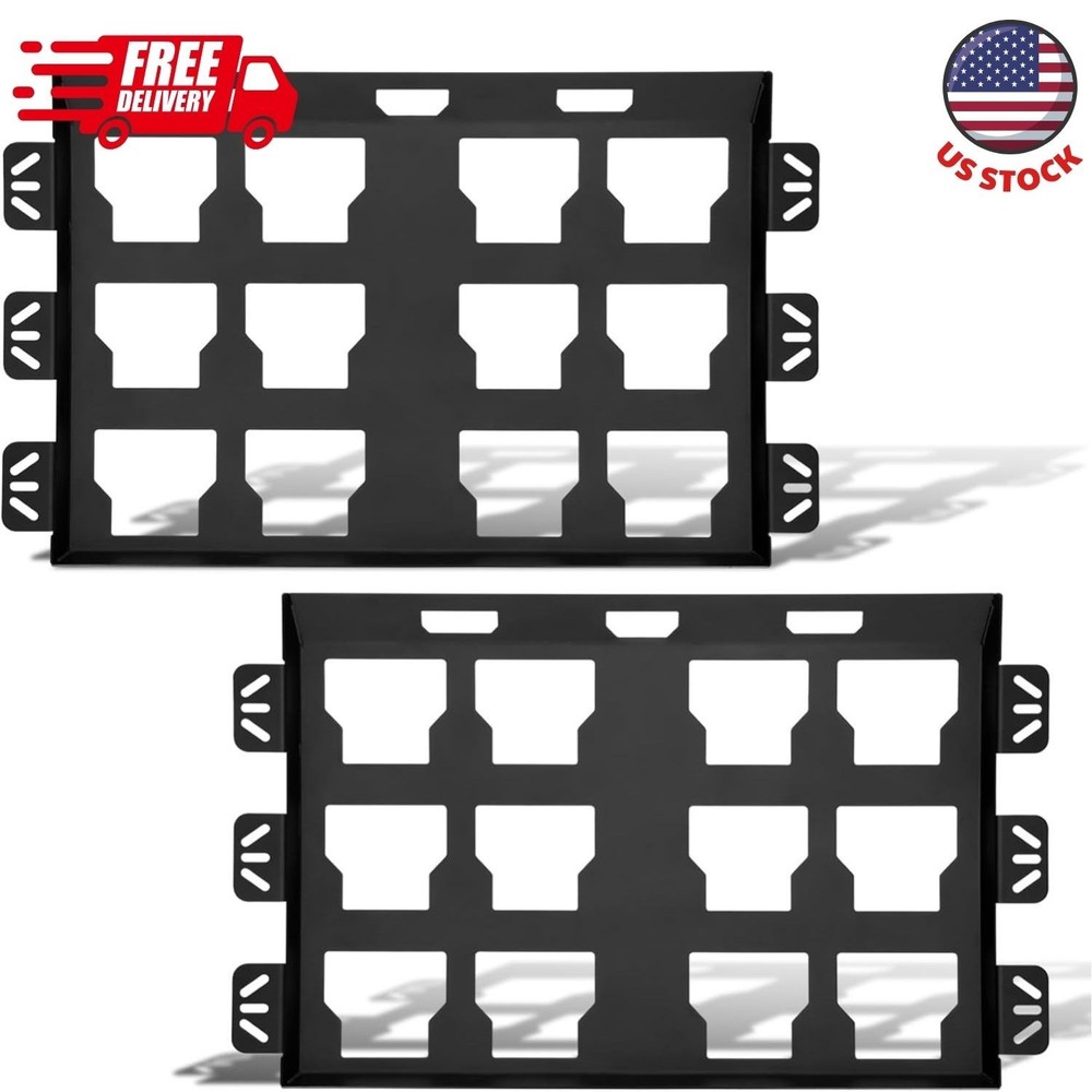 Mounting Plate Compatible with Milwaukee Packout Toolboxes, 2 pcs