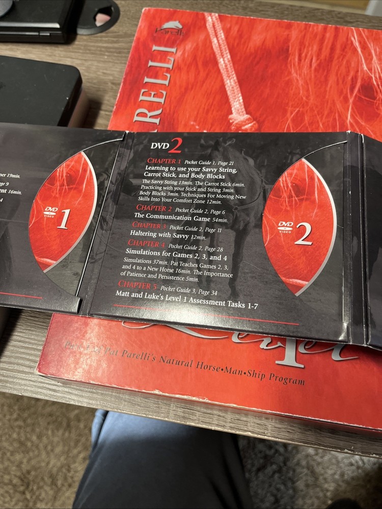 Parelli Partnership Level 1 Training Natural Horsemanship Program Set. Read.