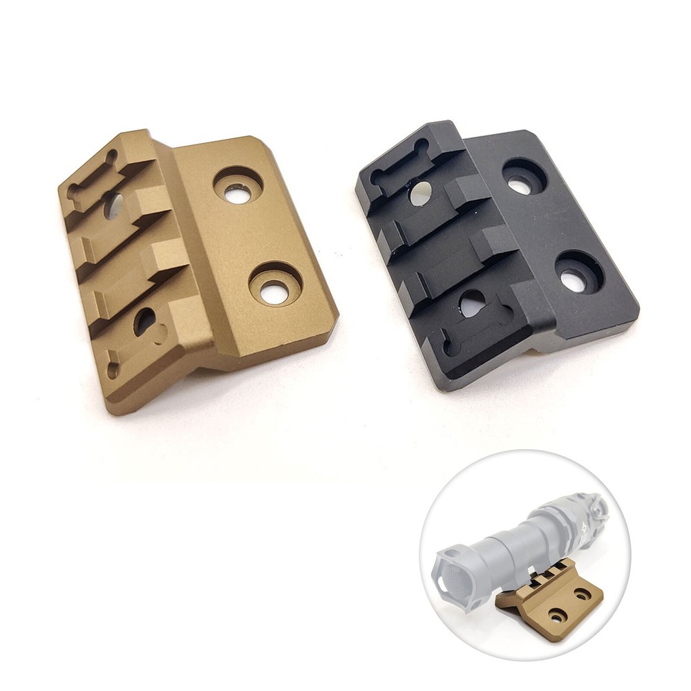 M Lok Offset Flashlight Rail Mount For M300 M600 Weaponlight Keymod Optics Scope