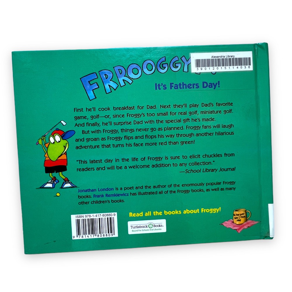 Froggy's Day with Dad by Jonathan London Library Binding