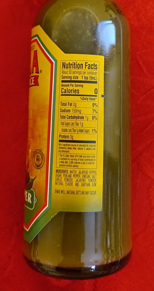 Cholula Green Pepper Hot Sauce 5oz Each. ( 3 PACK )