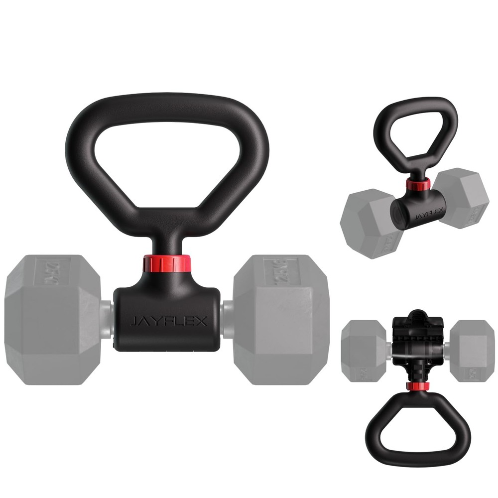 Hyperbell Rotating Kettlebell Grip for Dumbbells - Adjustable Weight Dumbbell...